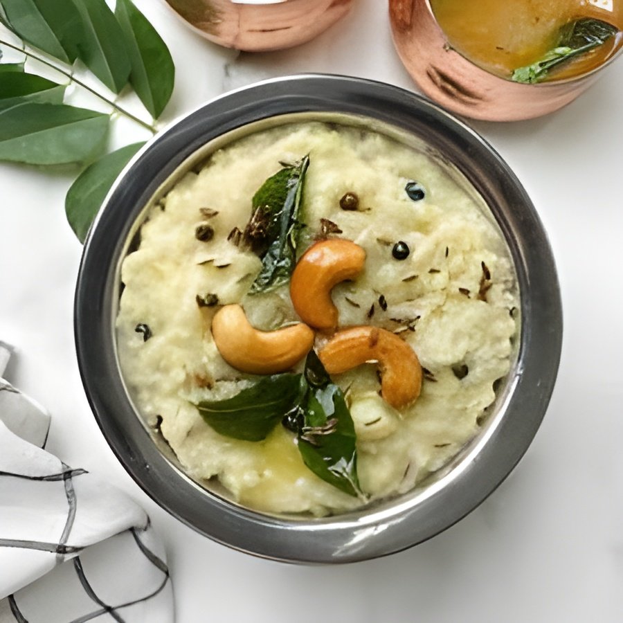 South Indian Ven Pongal Recipe